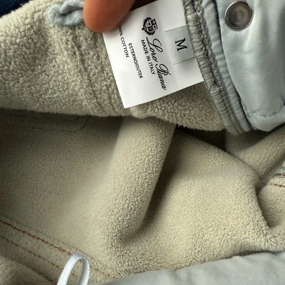 Loro Piana Fleece lined Straight Leg Jeans for women - Picture 11 of 16